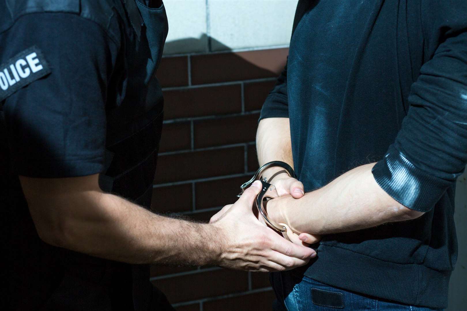 A man was arrested during the operation. Stock picture