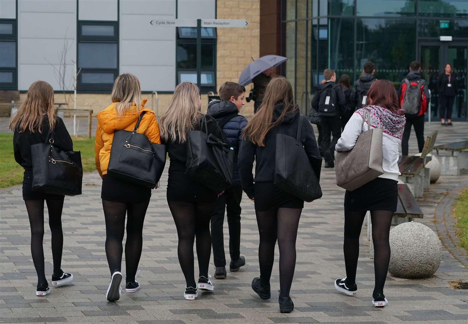 Children have returned to school in Scotland (Owen Humphreys/PA)