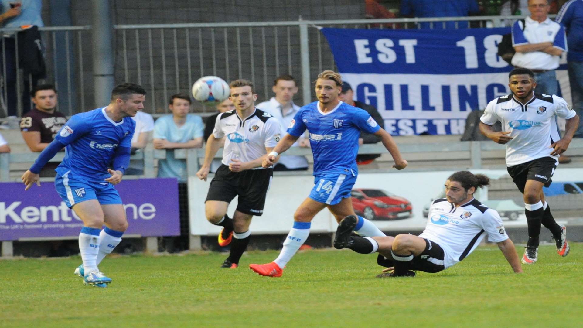 Gillingham in action against Dartford Picture: Steve Crispe