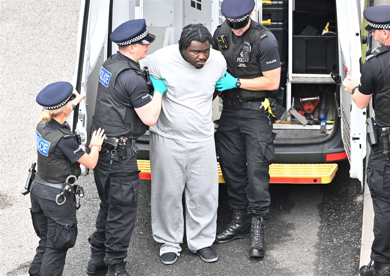 Anthony Esan has been charged with the attempted murder of an Army officer in Gillingham (Gareth Fuller/PA)