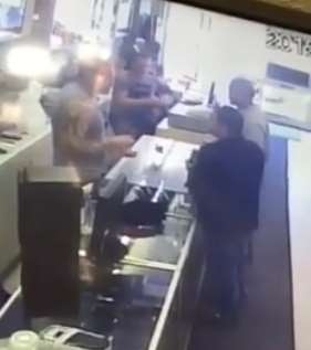 CCTV footage of man stealing iPhone 6