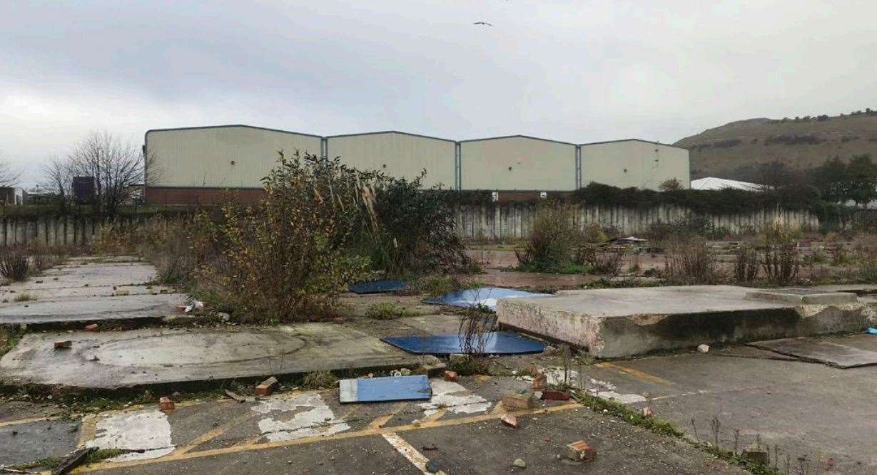 The former Silver Spring factory in Folkestone was knocked down in 2014. Picture: Corstorphine & Wright