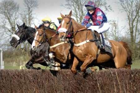 Action from Detling on Sunday. Picture: MATT WALKER