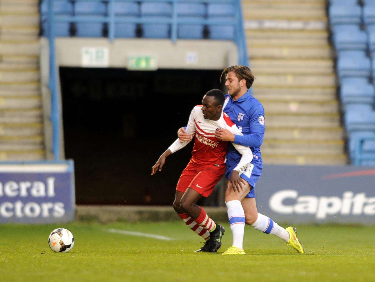 Michael Freiter in action for Gillingham. He's now signed for Lordswood. Picture: Barry Goodwin