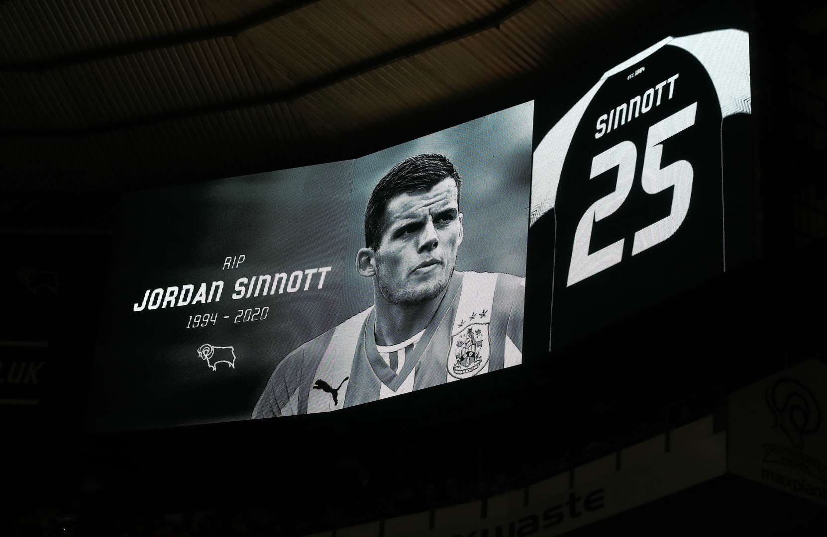 Many clubs paid tribute to Jordan Sinnott, including nearby Derby County (Nick Potts/PA)