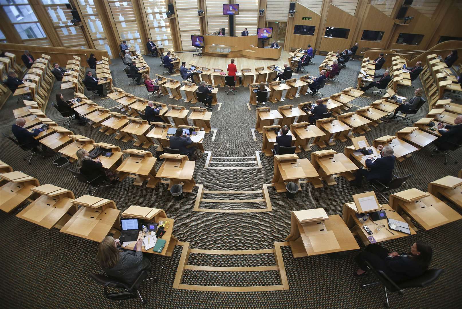 MSPs debated the legislation in February (Fraser Bremner/PA)