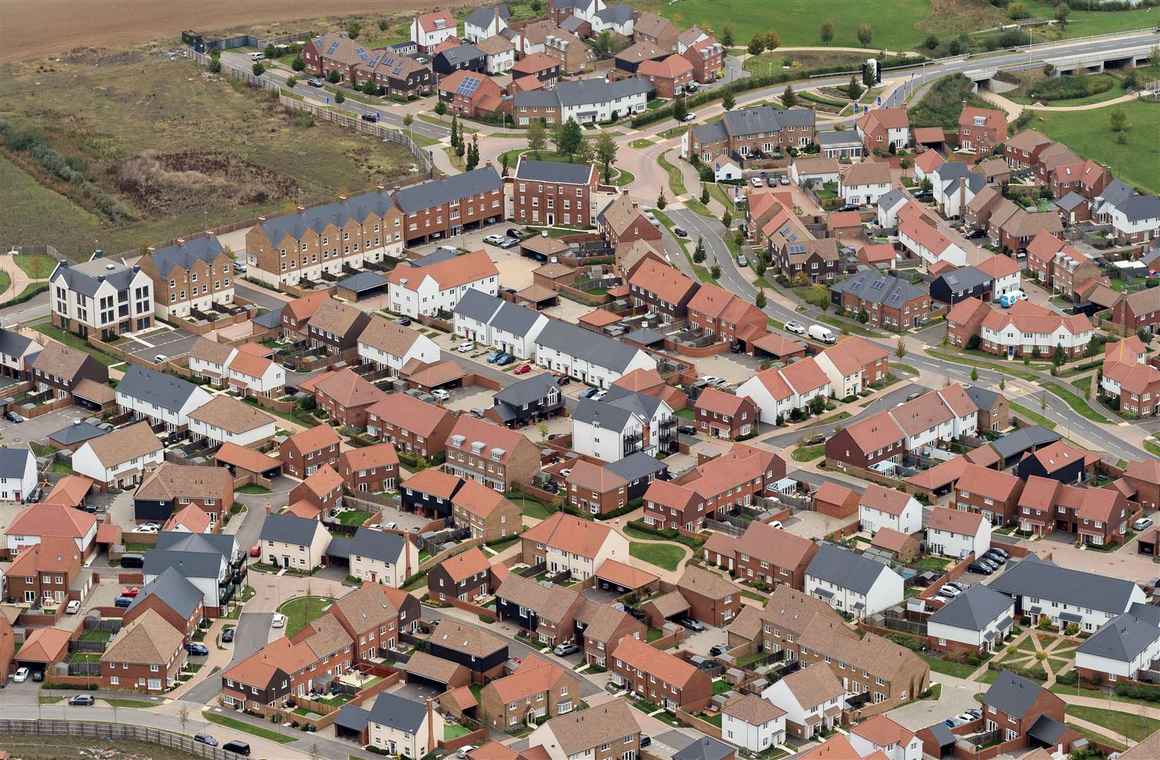 Police raided a home on the Finberry estate. Stock image