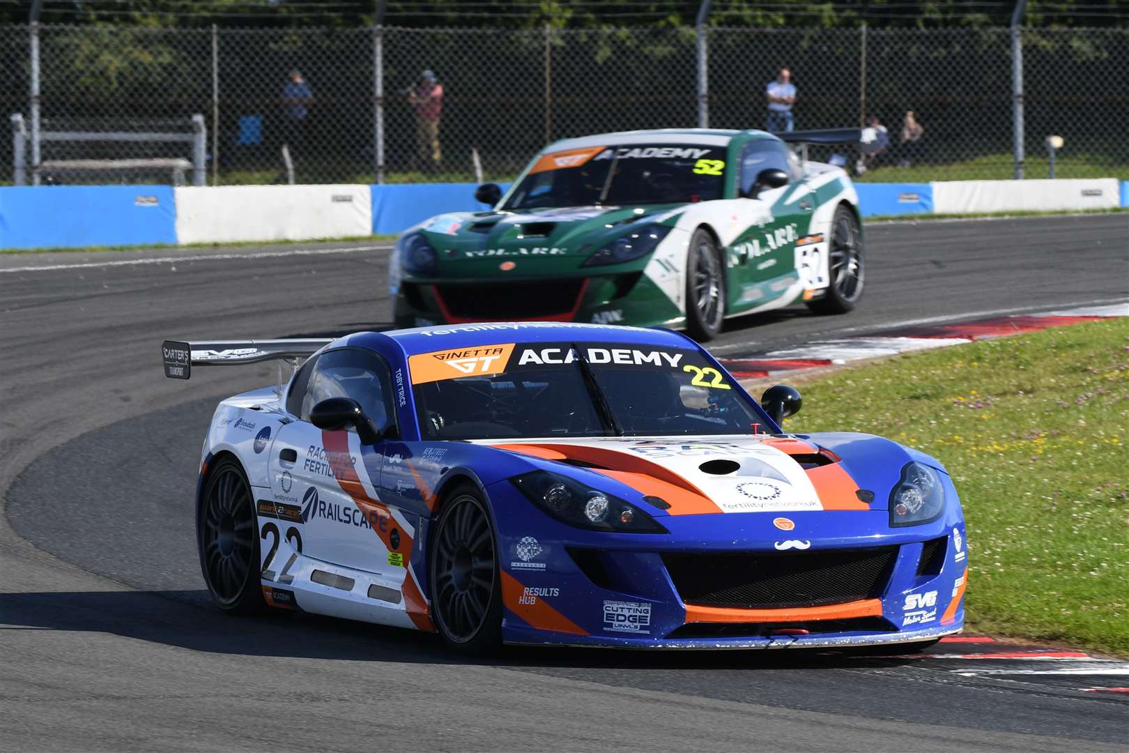 Deal's Toby Trice leads the way at Donington Park Picture: tobytriceracing.com