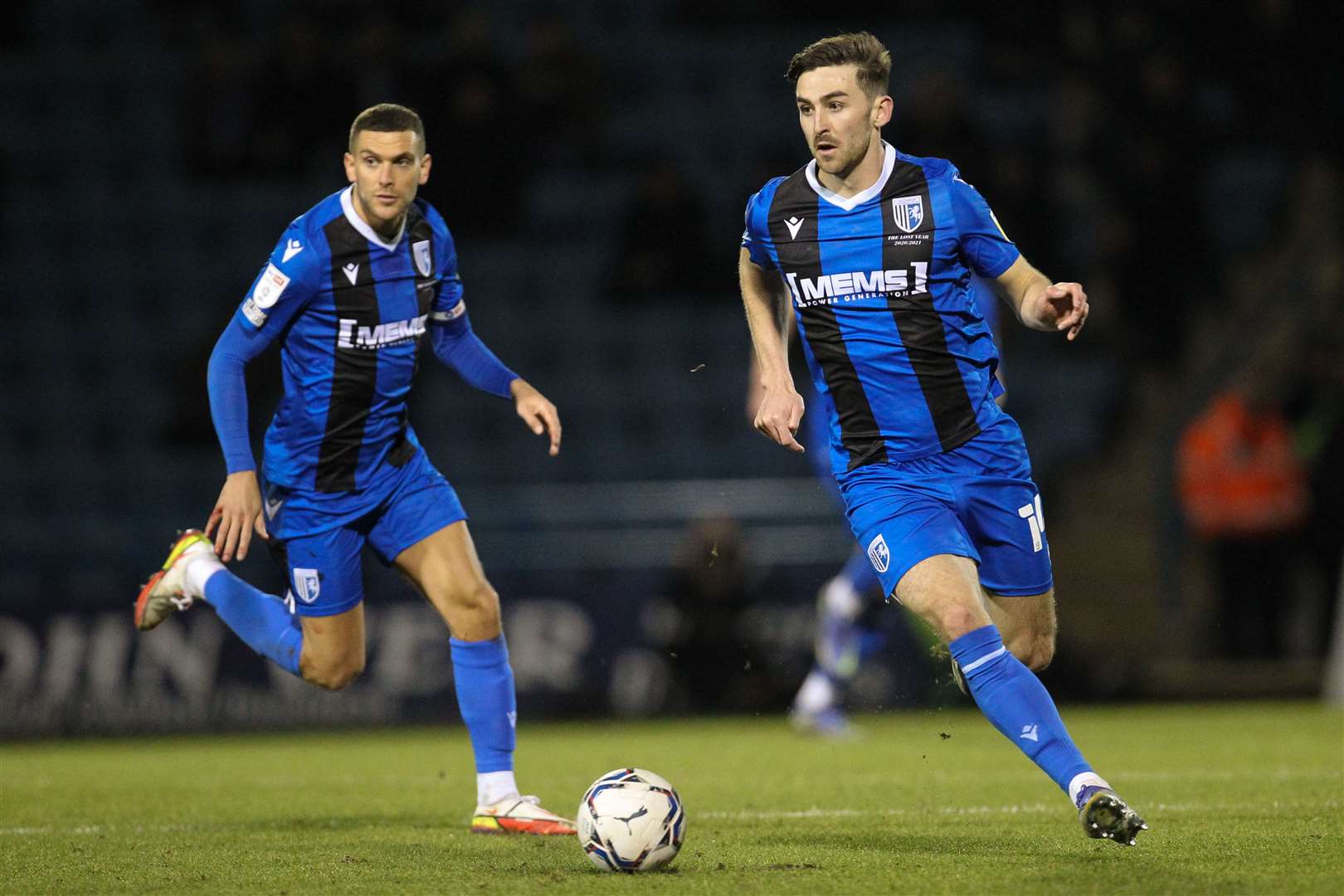 Robbie McKenzie has settled back in at Gillingham Picture: KPI