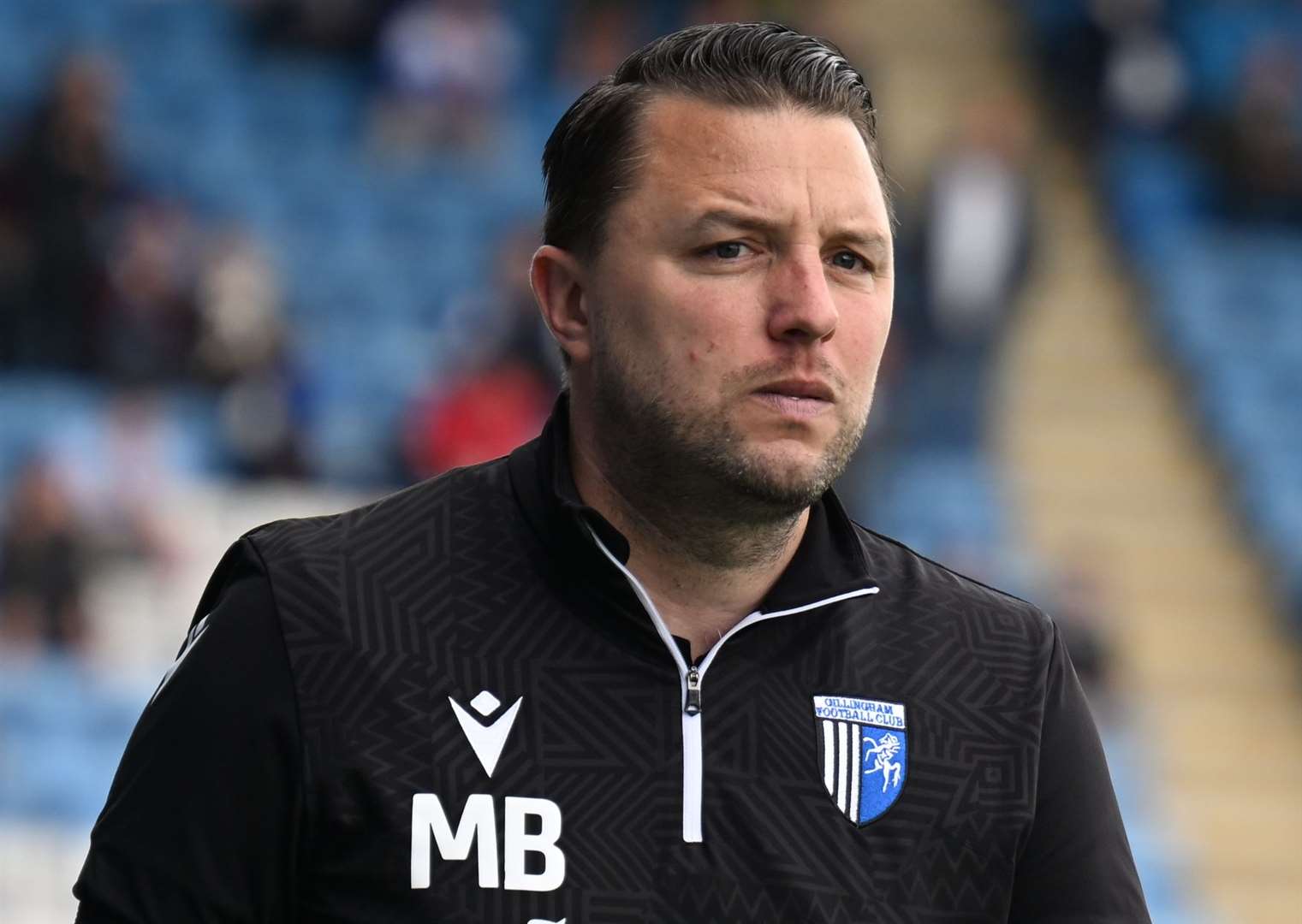 Gillingham manager Mark Bonner. Picture: Barry Goodwin