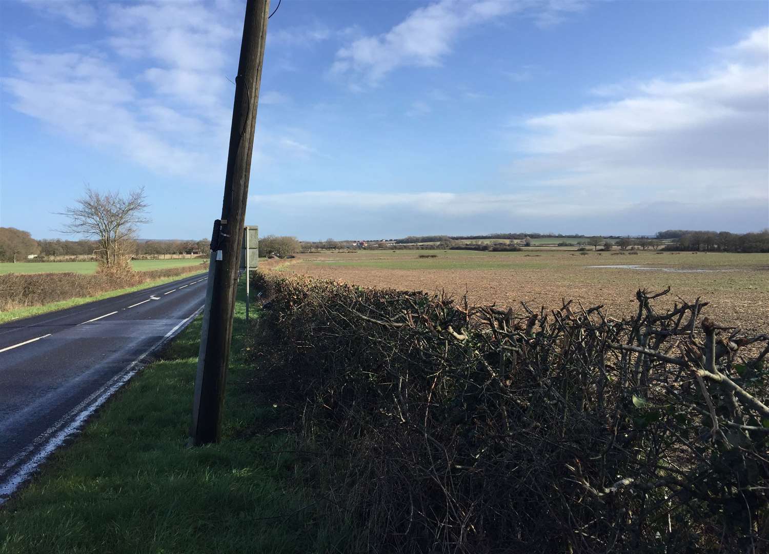 The Possingham Farm site is just off the A28