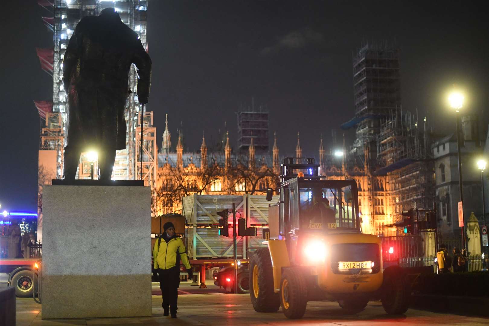 People are being urged to stay home on New Year’s Eve (Victoria Jones/PA)