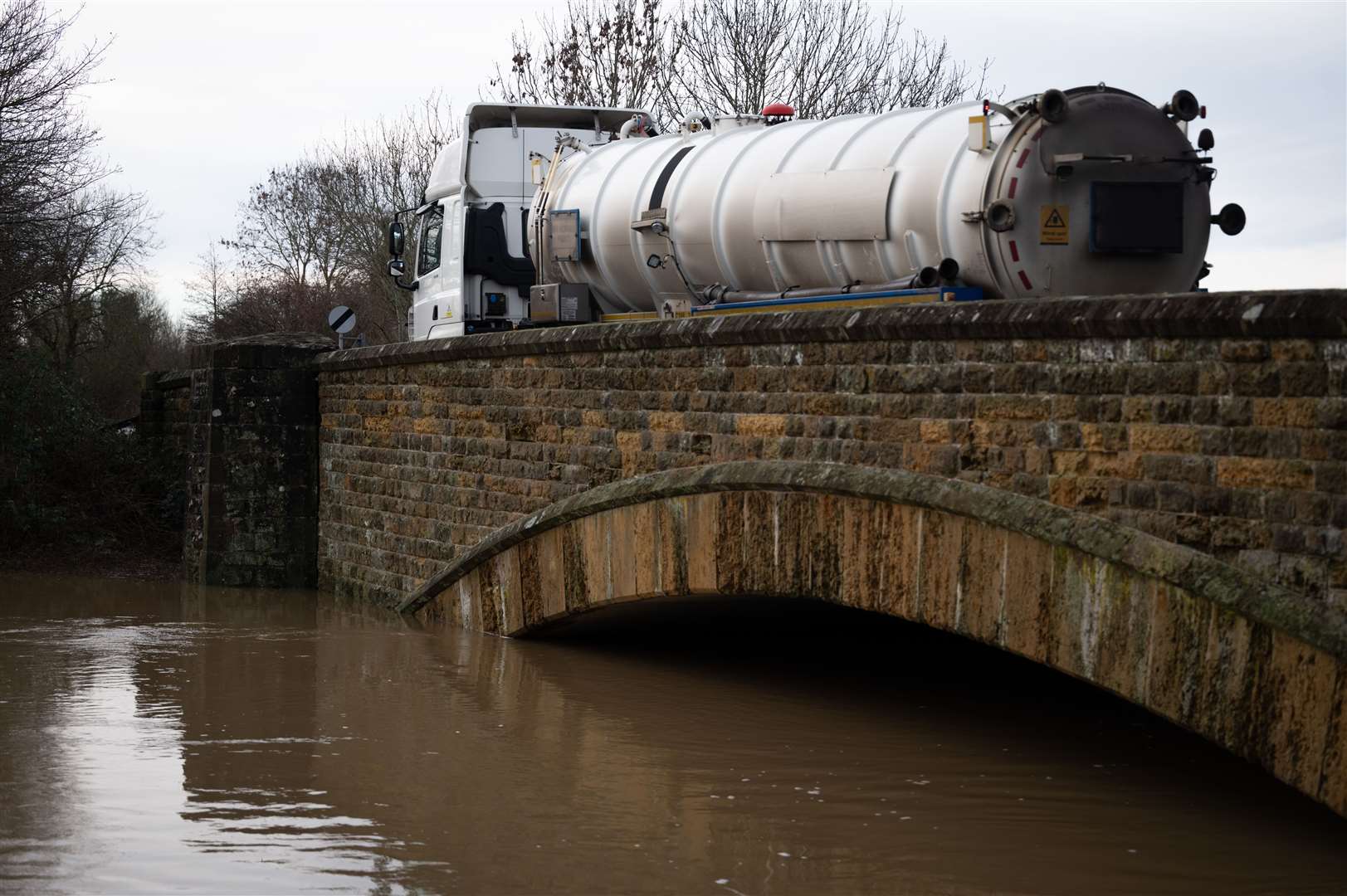 Heavy rain and storm weather has led to many rivers bursting their banks this winter (Jamie Lashmar/PA)