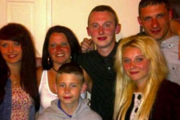 The Apps family were the victims of violence on a night out at a caravan park in Leysdown