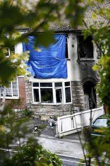 A fire ripped through the house in Chatham Hill