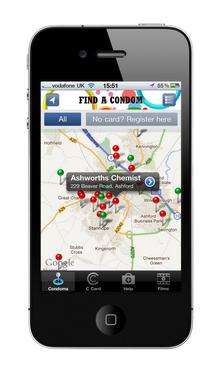 Where to find a condom app