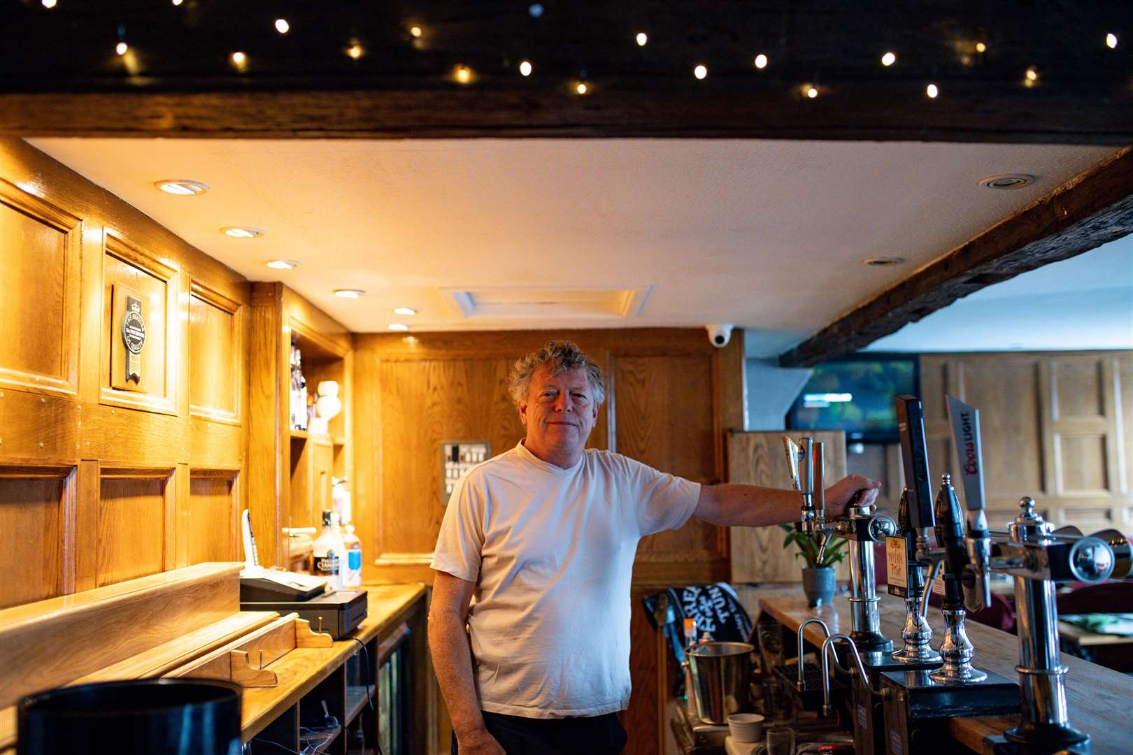 John Turner, landlord of The Dolphin pub (Jacob King/PA)