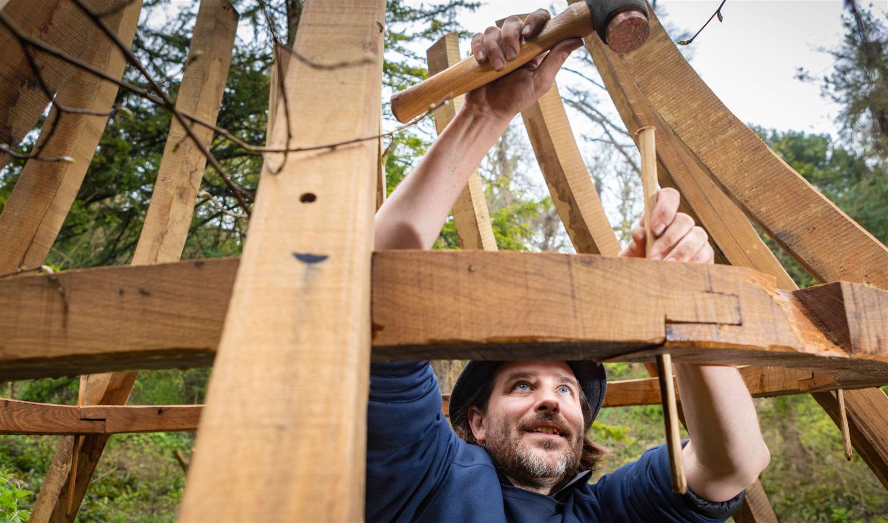 Walmer Castle's hidden gardens include a project with George Clarke’s Amazing Spaces craftsman William Hardie Picture: English Heritage