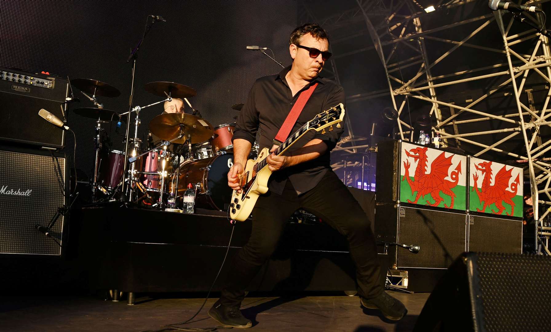 James Dean Bradfield of the Manic Street Preachers. Picture: Barry Goodwin