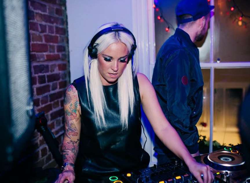 DJ Sam Divine in the Lane in April 2015