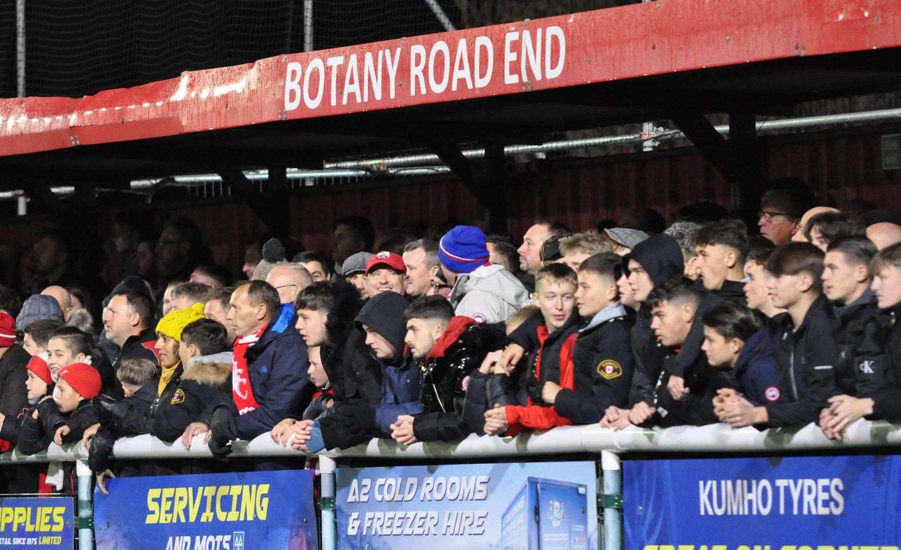 A record crowd of 1,450 watched the action at Holm Park. Picture: Paul Owen Richards