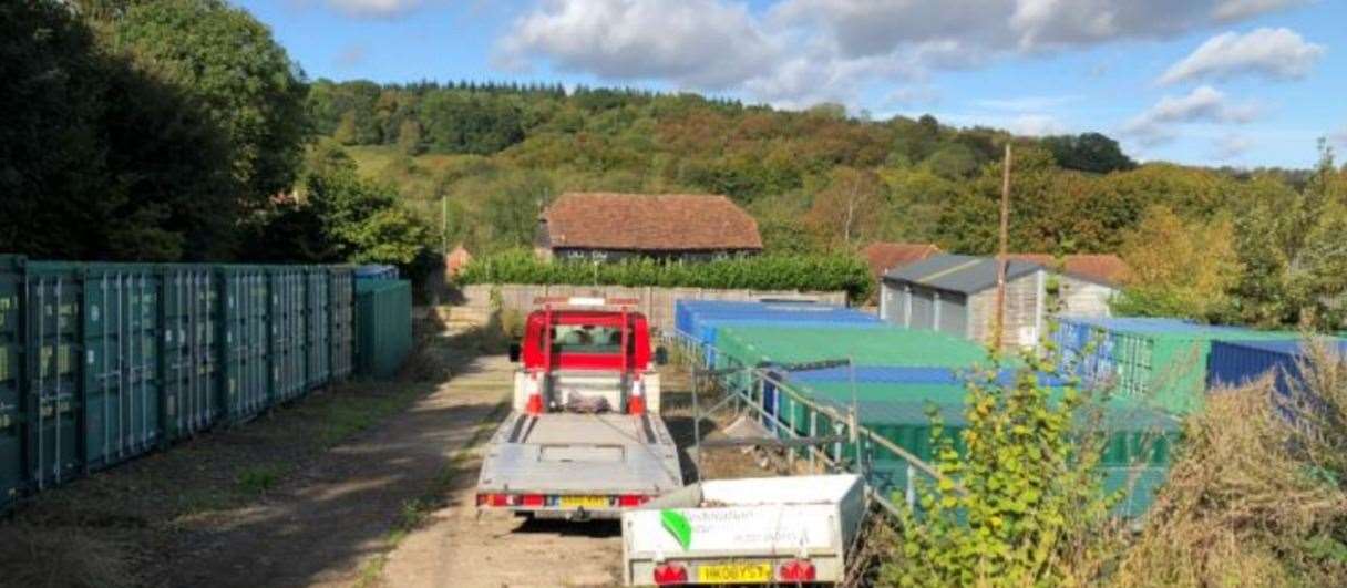 The current state of the site at Barham Business Park. Picture: Turner Jackson Day Associates