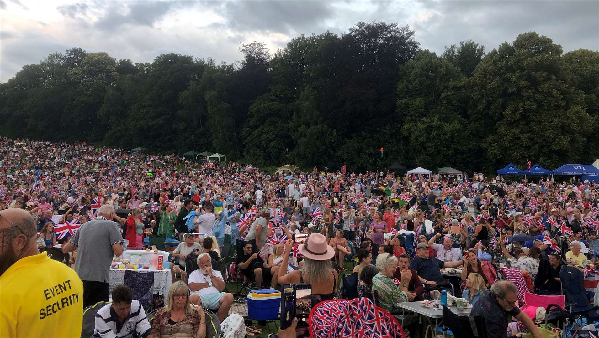 It was a full capacity crowd at the Leeds Castle Concert. Picture: Angela Cole
