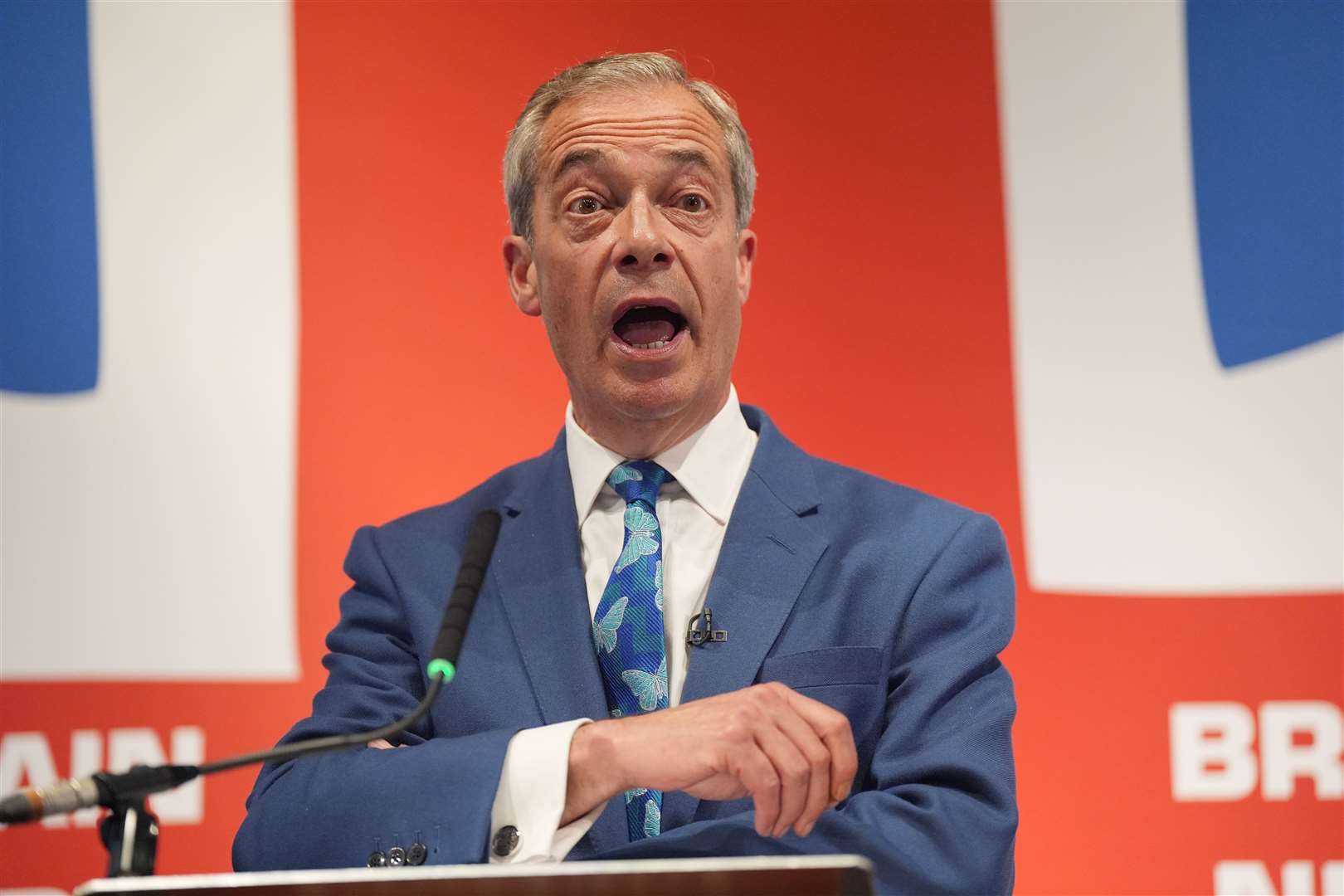 Reform UK leader Nigel Farage is standing in the election (Yui Mok/PA)