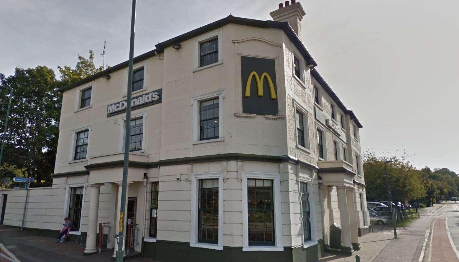 The Railway Tavern, now a McDonalds where Simon was abandoned as a baby