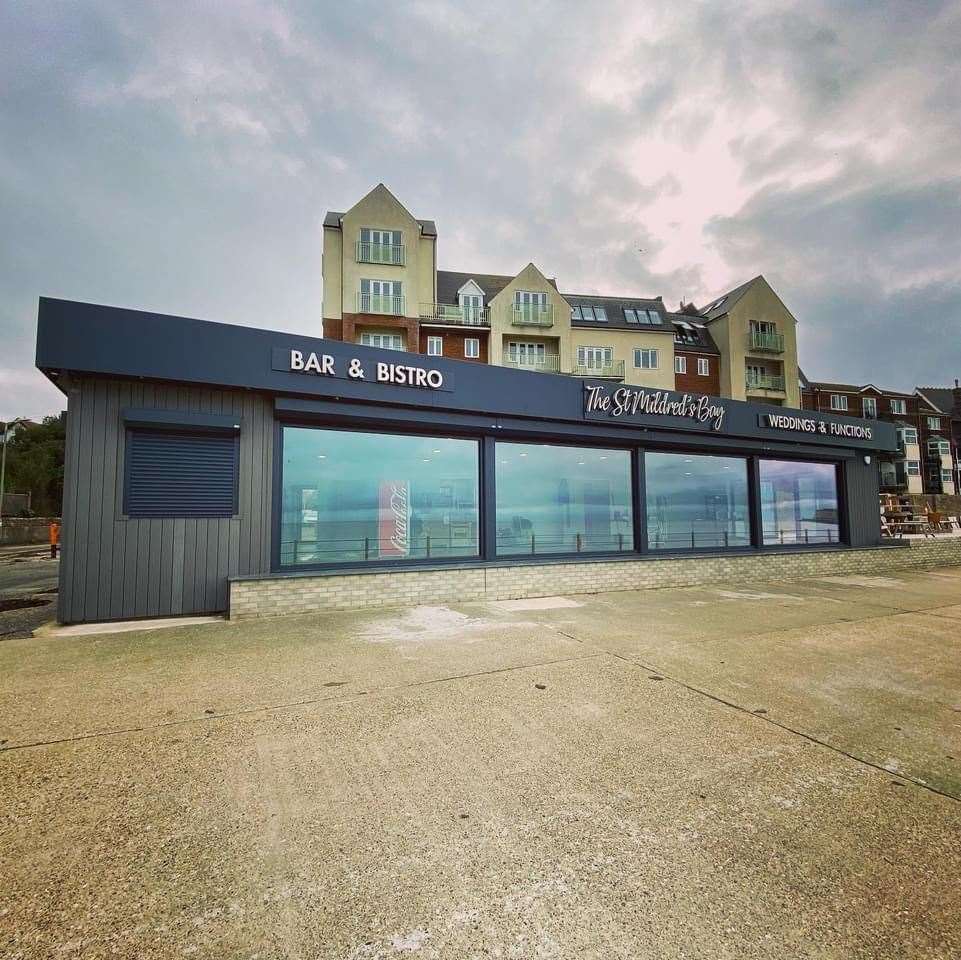 The St Mildred's Bay is right on the beach in Westgate-on-Sea