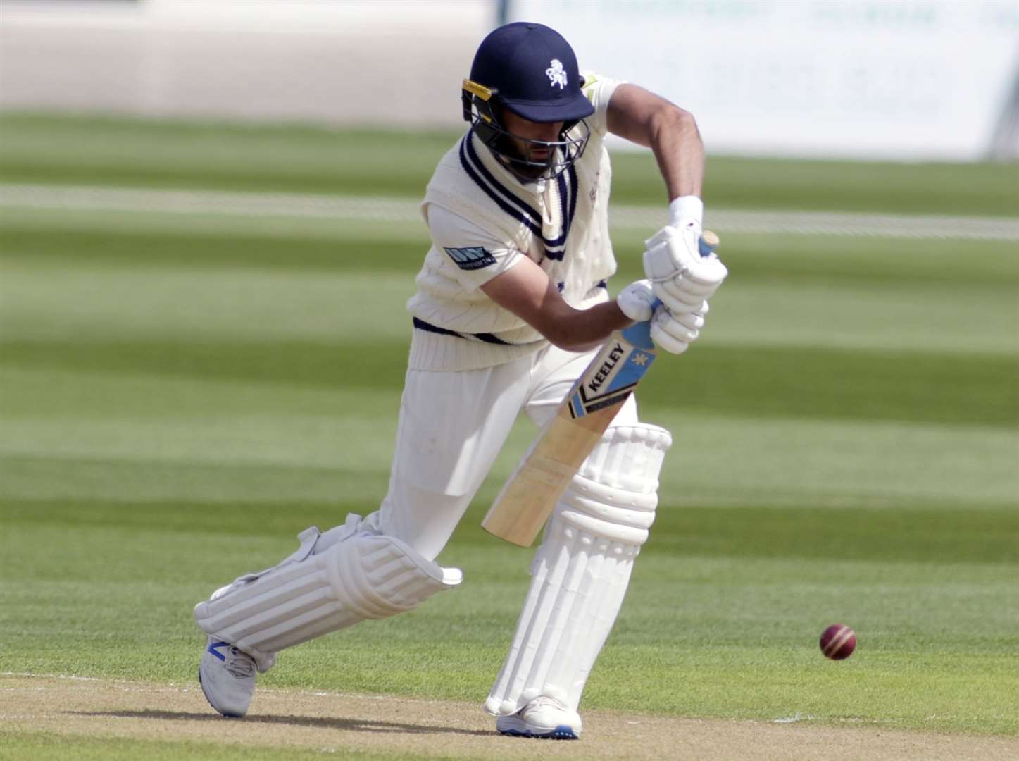Jack Leaning - made 53 not out as Kent claimed a draw at Lancashire on Wednesday. Picture: Barry Goodwin (48981288)