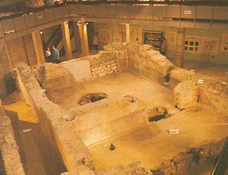 The Roman Painted House in Dover was discovered in 1970. Picture: DDC