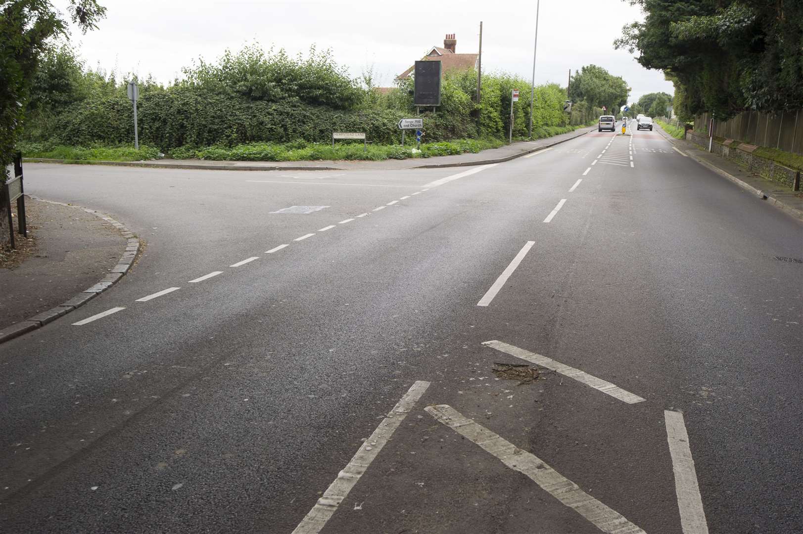 The junction of London Road and Hempstead Lane, Bapchild