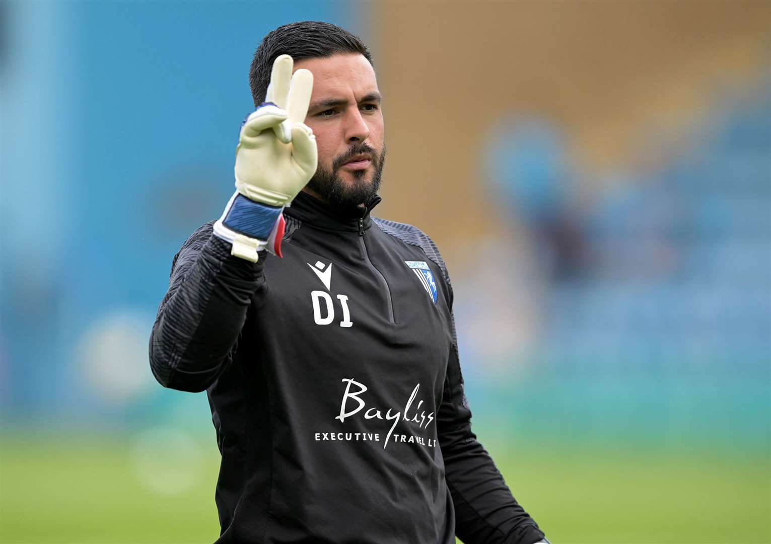 Gillingham boss Mark Bonner is thrilled to be working with goalkeeper coach Deren Ibrahim Picture: Keith Gillard