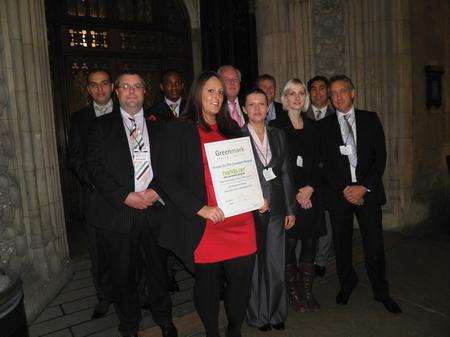 A group picture of the Hands On Green Mark team.