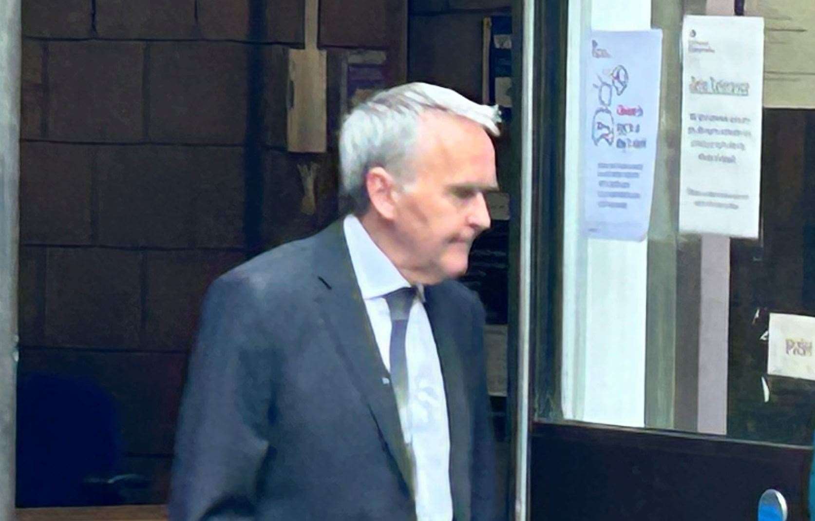 Philip Woolmer leaves Medway Magistrates' Court