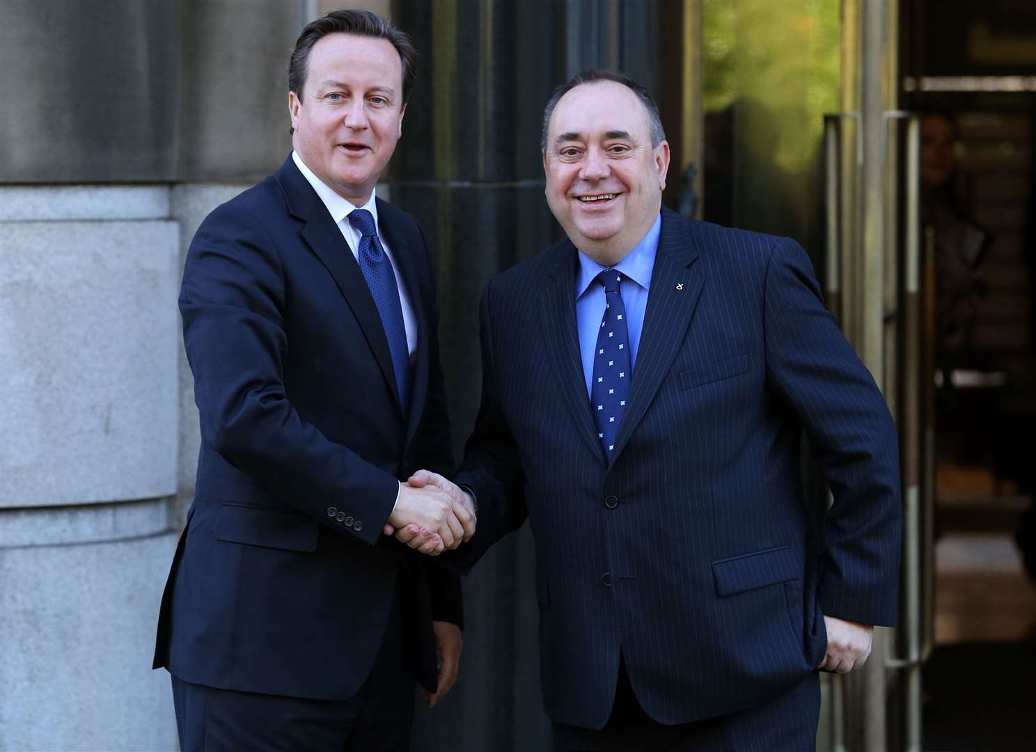 David Cameron and Alex Salmond signed the Edinburgh Agreement in 2012 (Andrew Milligan/PA)