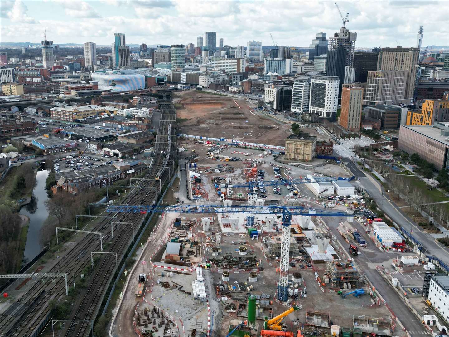 The Birmingham to Crewe leg of HS2 will be delayed by two years due to increasing costs, but construction companies have received more work from the infrastructure projects (Jacob King/PA)