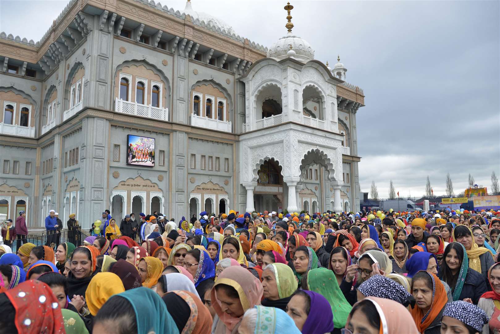 The gurdwara is a celebrated landmark in Gravesend, visited by all faiths