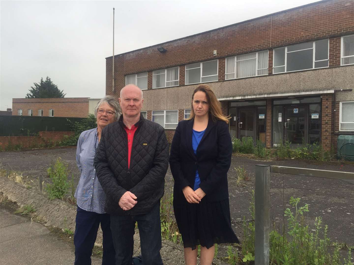 Left to right we have Staplehurst parish councillor Sue Forward, chair of Staplehurst parish council Paddy Riordan and Maidstone borough councillor Louise Brice