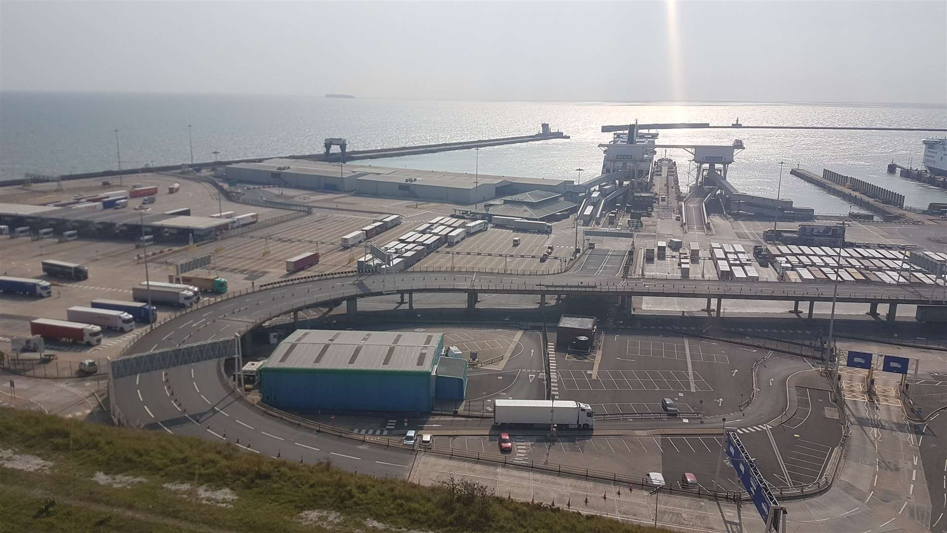 The driver was arrested at the Port of Dover