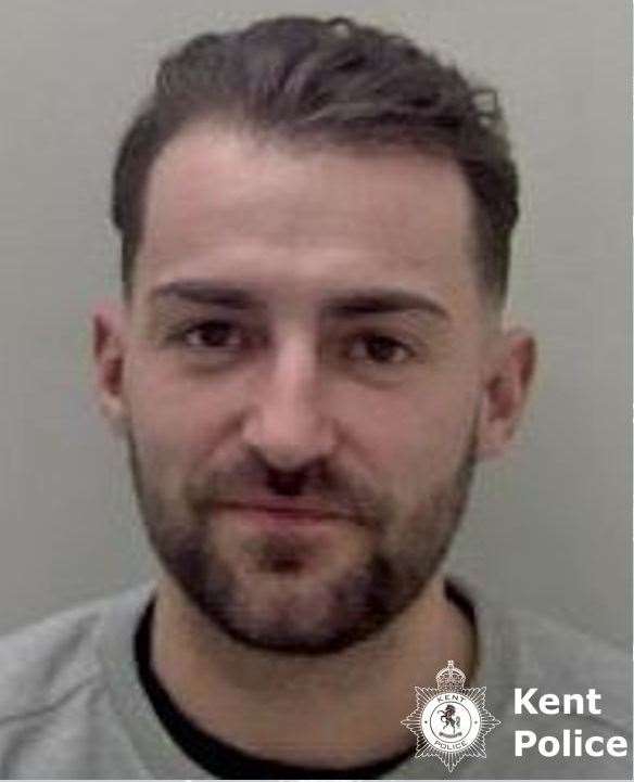 Daniel Wray was jailed for two-and-a-half years for assault. Picture: Kent Police