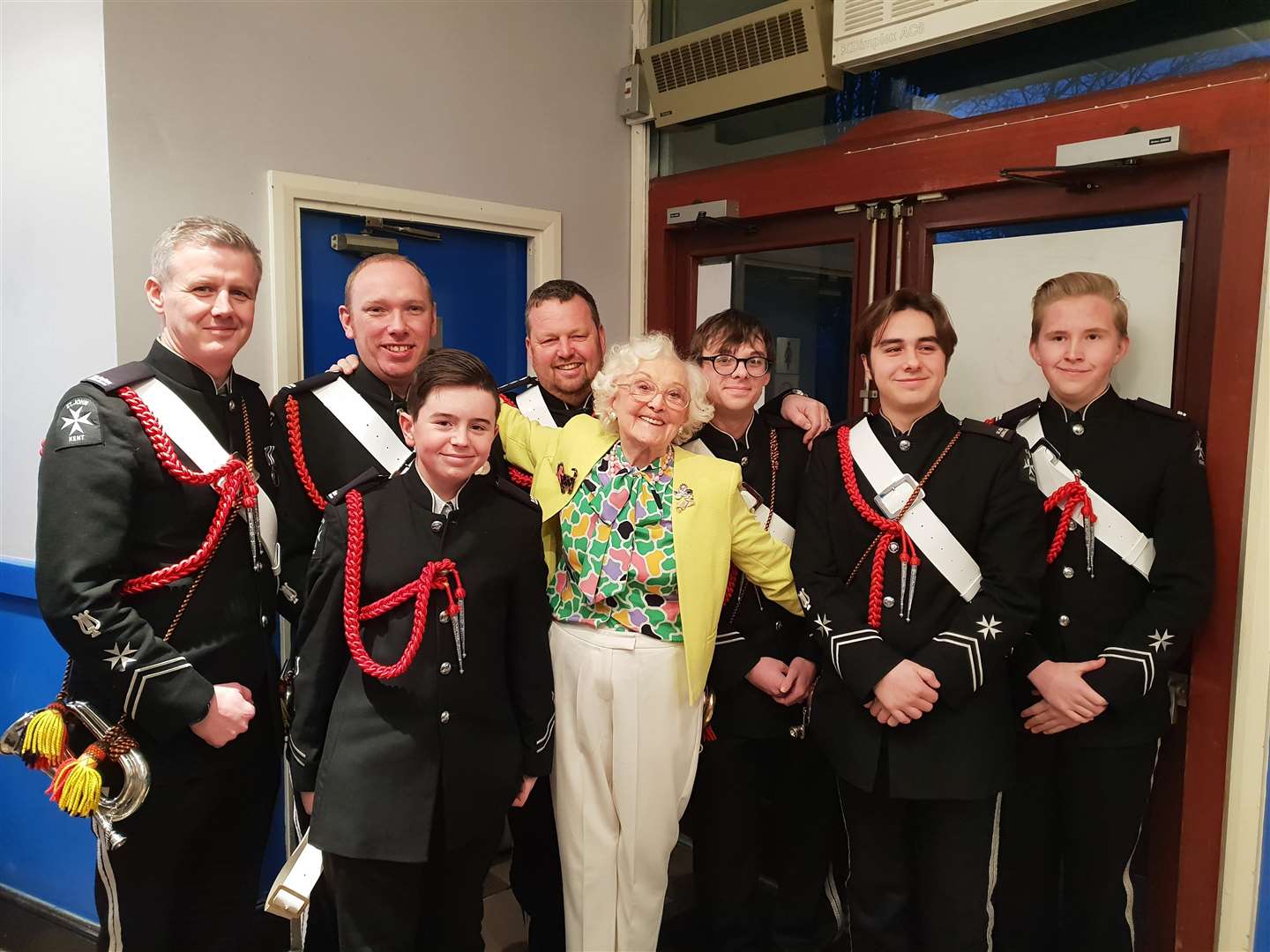 Sheppey St John Ambulance band in a TV advert at Kings Bingo, Sheerness (7311576)