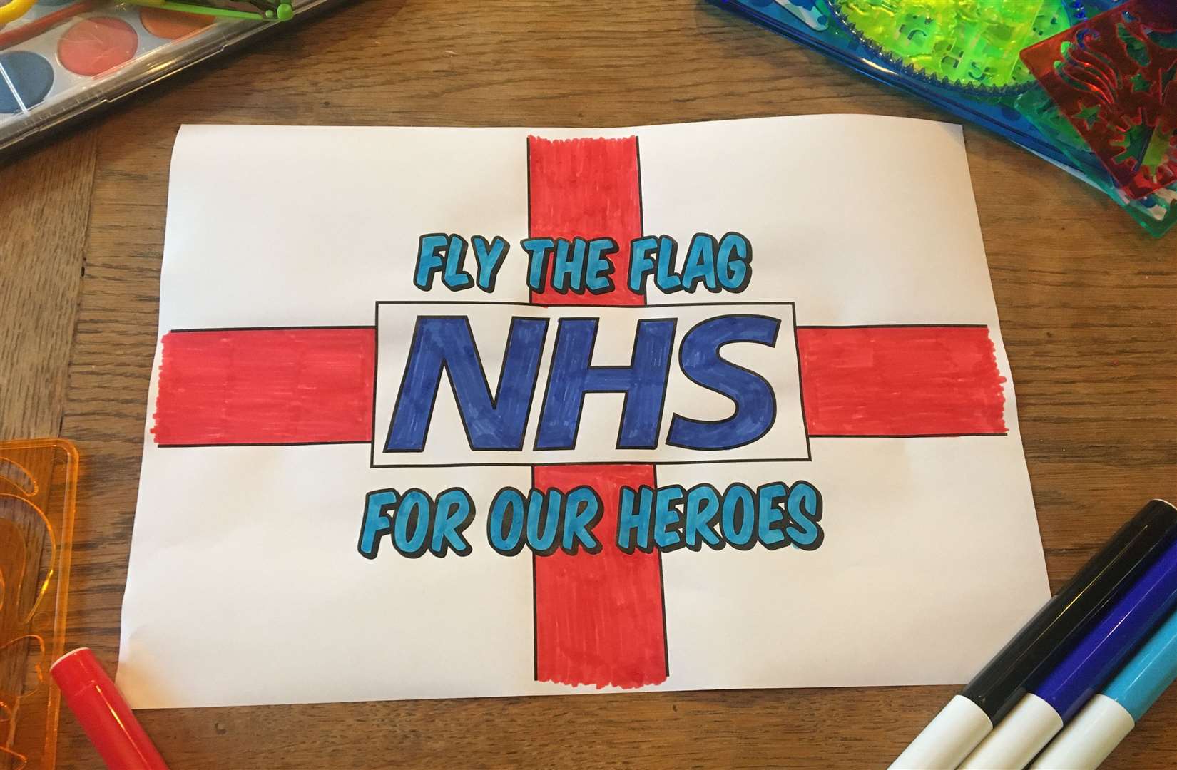 Free NHS poster to thank NHS workers on St George's Day ...