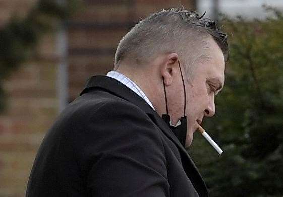 Damien Catchpole outside Canterbury Crown Court Picture: Barry Goodwin