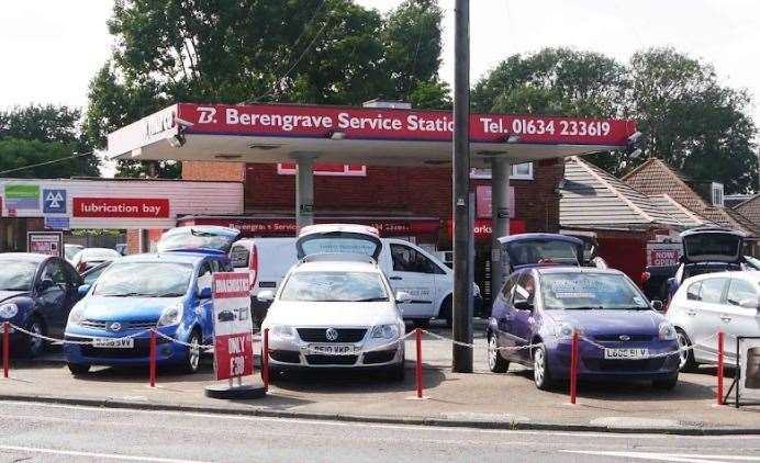 The incident took place at the Berengrave petrol station in Rainham. Picture: Google Maps