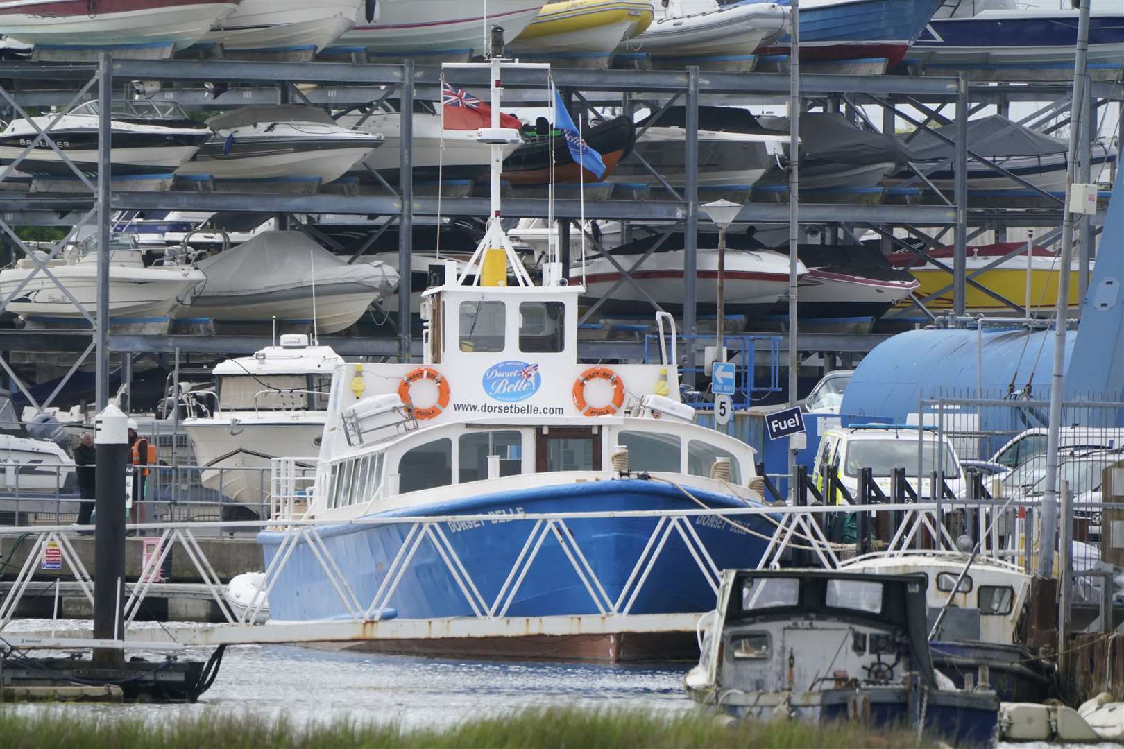 The Dorset Belle cruiser has been sold by its owners following the death of two young swimmers at Bournemouth on May 31 (Andrew Matthews/PA Wire)