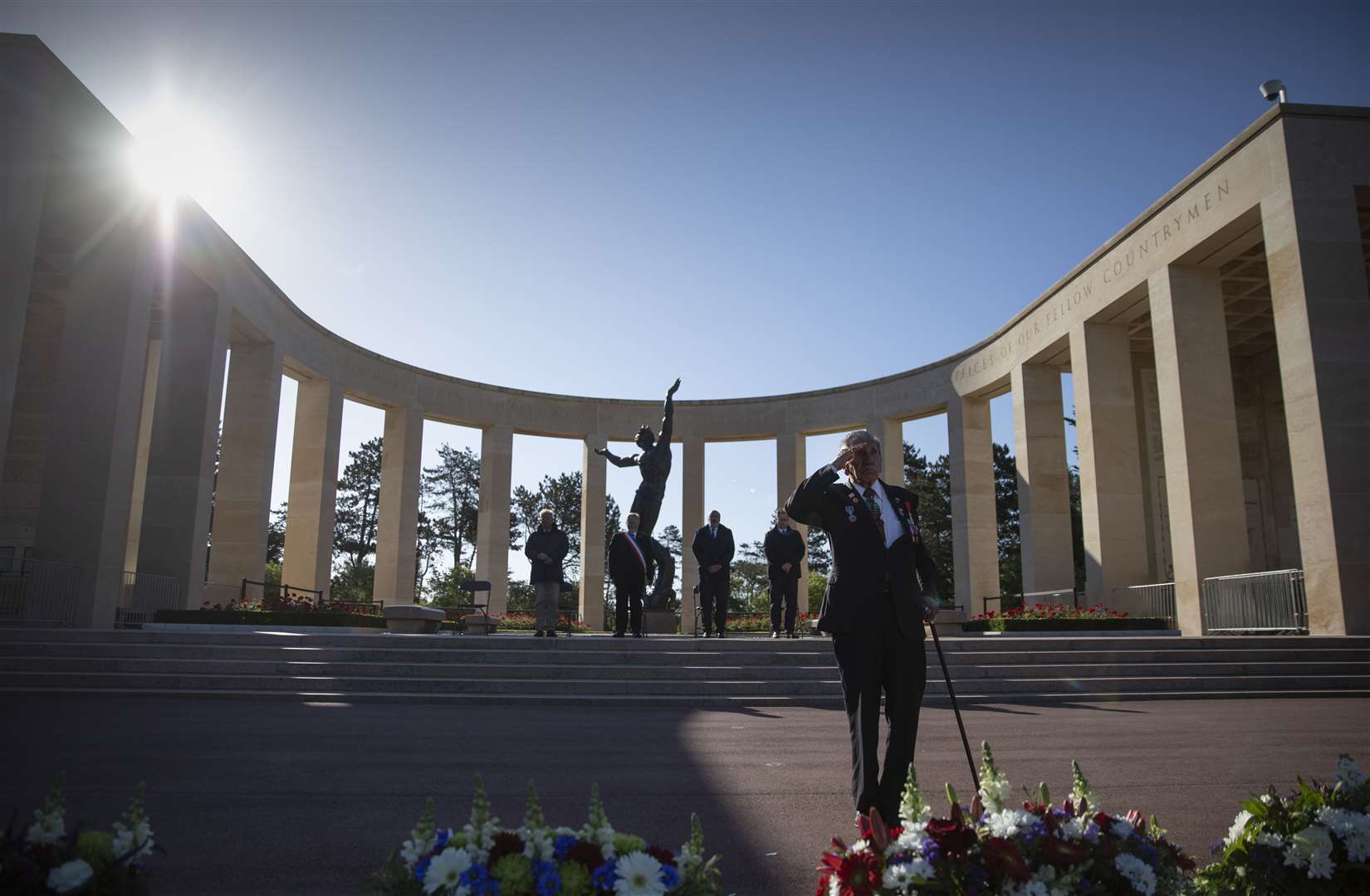 D-Day commemorations in Colleville-sur-Mer, Normandy (Virginia Mayo/AP)