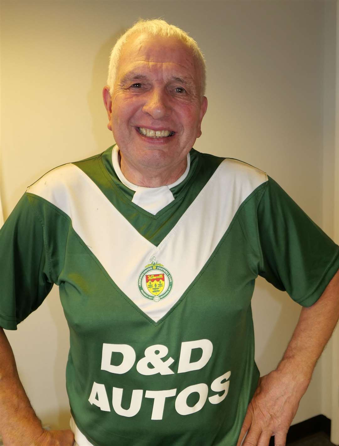 Derek Pestridge got more than he bargained for when he came up with the idea of sponsoring Ashford United