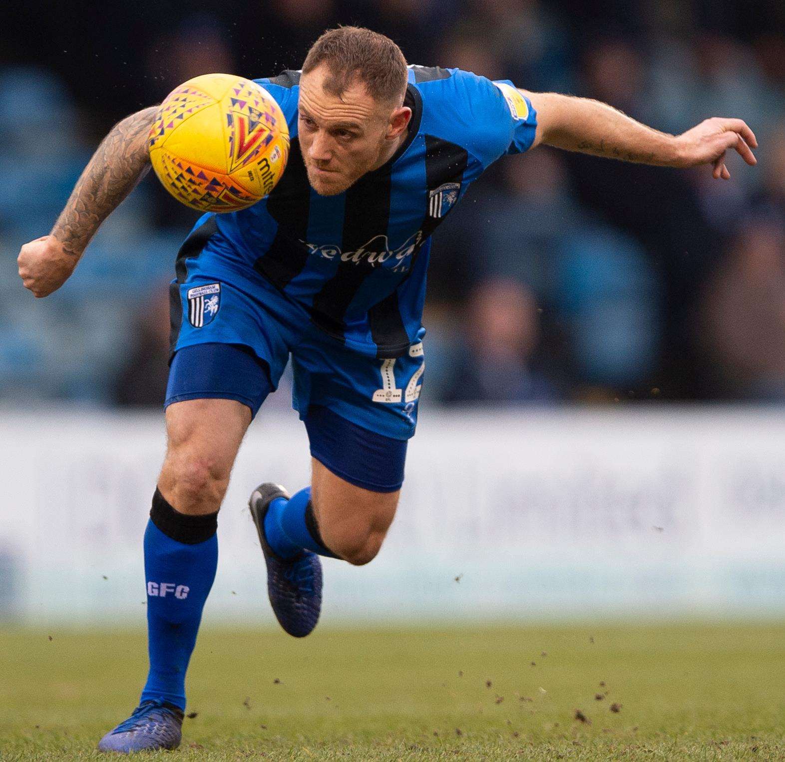 Barry Fuller in the thick of the action Picture: Ady Kerry